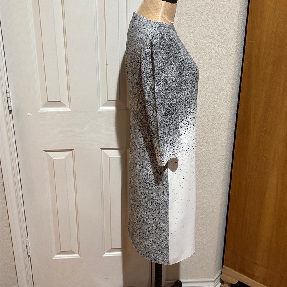 Boss Black and White Long Sleeve Dress - Picture 3 of 6